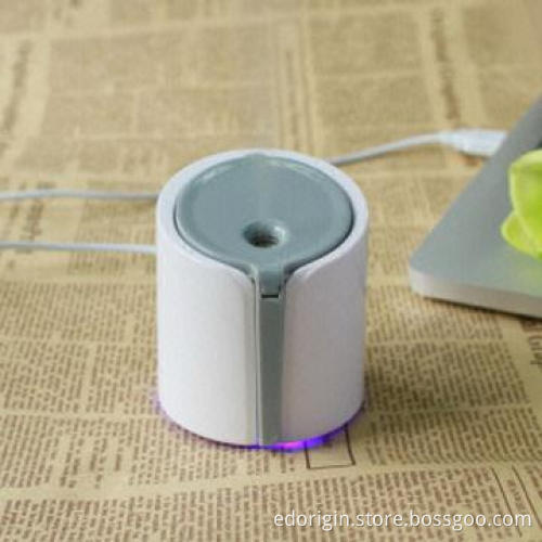 Ultrasonic Ionizer Humidifier with Blue LED Light, Powered by USB/Multi-functions Humidifying/RoHS